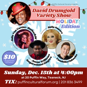 The David Drumgold Variety Show To Return To Teaneck's Puffin Cultural Forum