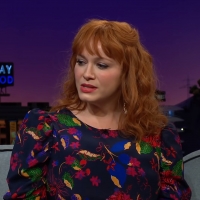 VIDEO: Christina Hendricks Says She's The AMERICAN BEAUTY Hand on THE LATE LATE SHOW Video