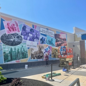 New Mural Installations At Philadelphia Premium Outlets Celebrate Montgomery Countys Iconi Photo