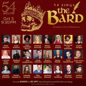 54 Below to Present 54 SINGS THE BARD: BROADWAY GOES SHAKESPEARE Interview