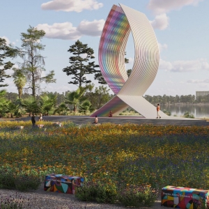 JEFRË Unveils Design for Wings of the Rainbow, 49-Foot Tribute to Pulse Nightclub Vic