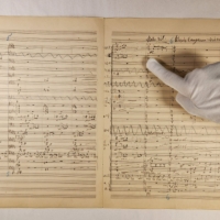 The Cleveland Orchestra Receives Gift Of The Autograph Manuscript Of Gustav Mahler's Symph Photo