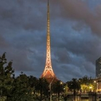 Melbourne's Iconic Spire Lit As A Beacon Of Hope For Victoria Video
