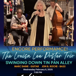 Louisa Lee Poster To Present SWINGING DOWN TIN PAN ALLEY at Silvana Photo