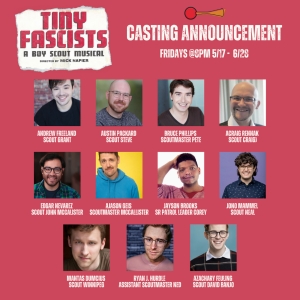 Cast Set for TINY FASCISTS: A BOY SCOUT MUSICAL at Annoyance Theatre