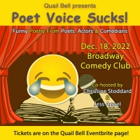 POET VOICE SUCKS to Return To Broadway Comedy Club For Fourth Edition This Month