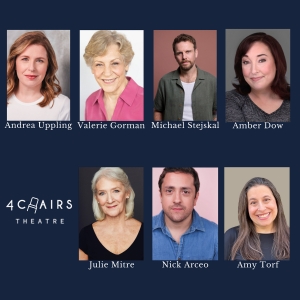 Cast Set For FOUR PLACES at 4 Chairs Theatre Photo