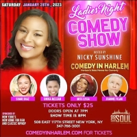 Comic Nicky Sunshine Hosts Ladies Night Showcase at Comedy In Harlem Photo