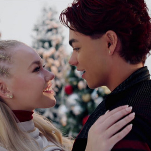 Video: Freya Skye & Malachi Barton Reprise ZOMBIES Characters in Snow Angels Photo