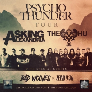 ASKING ALEXANDRIA & THE HU Announce Co-Headlining 'Psycho Thunder' U.S. Tour with Spe Photo
