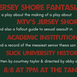 JERSEY SHORE FANTASIA to Receive First Staged Reading at The Tank This August Photo