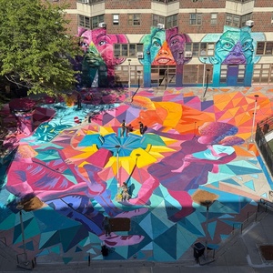 Resident-Led Mural Unveiled at Amsterdam Addition Houses Near Lincoln Center Photo