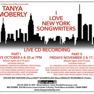 Tanya Moberly To Record I LOVE NEW YORK SONGWRITERS In Performance at Don't Tell Mama Photo