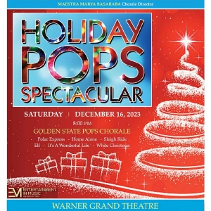 Golden State Pops Orchestra to Present The 2023 HOLIDAY POPS SPECTACULAR! in December Interview