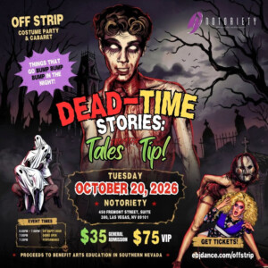 DEAD-TIME STORIES: TALES FROM THE TIP Cabaret to Benefit Arts Education Photo