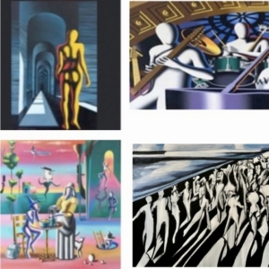 Composers Concordance to Present Interpretations Of Kostabi Paintings
