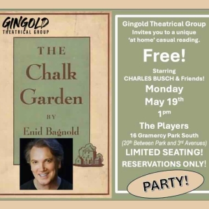 Charles Busch to Star in THE CHALK GARDEN Reading at Gingold Theatrical Group Photo