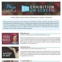 Exhibition on Screen Series Returns With Presentations Of FRIDA KAHLO, EASTER IN ART, and Photo