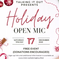 Talking It Out Virtual Arts Festival To Present Holiday Open-Mic, December 17 Photo