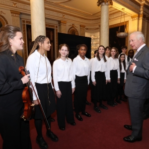 The National Youth Music Theatre Perform For His Majesty The King At Buckingham Pala Photo