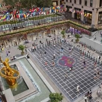 ROCKEFELLER CENTER and FLIPPER'S ROLLER BOOGIE PALACE Bring Roller Skating to Iconic  Photo