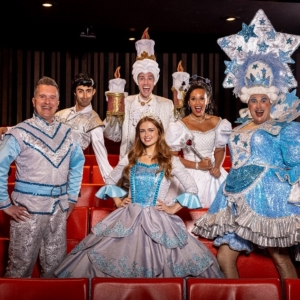 Cast Set for BEAUTY AND THE BEAST PANTO at Marlowe Theatre Canterbury Photo