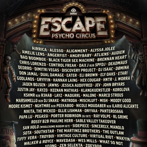 Escape Psycho Circus 2025 Unleashes Halloween Weekend Lineup Photo