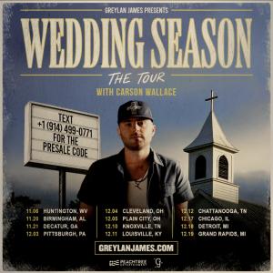 Greylan James to Launch 12-Date WEDDING SEASON: THE TOUR Photo