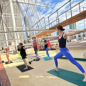 DO NOT DISTURB Phone-Free Yoga to Set Sail Aboard Tall Ship Wavertree Photo