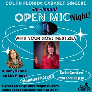 South Florida Cabaret Singers Will Sing in the New Year With 4th Annual Open Mic Nigh Photo