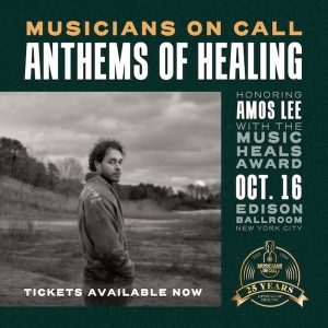 Amos Lee to be Honored and Perform at Musicians On Call 25th Anniversary