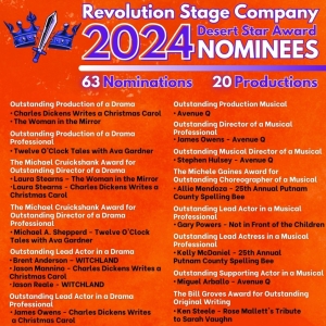 REVOLUTION STAGE COMPANY'S Inaugural Year Garners Over 60 DTL Noms