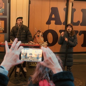 Video: Lawrence Celebrates ALL OUT with Pop-Up Concert Photo