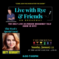 INTO THE WOODS' Katy Geraghty Appears on 'Live With Rye & Friends On Broadway' This W Photo