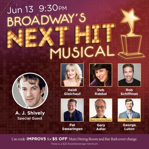 BROADWAY’S NEXT HIT MUSICAL to Return to 54 Below With A.J. Shively Photo