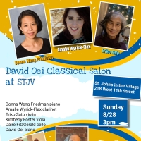 Lineup Set For The Season Opener of the David Oei Classical Salon  This Weekend at St Photo