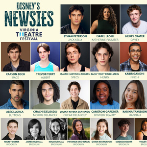 DISNEY&rsquo;S NEWSIES Set&nbsp;For Virginia Theatre Festival With Full Cast Announced Photo