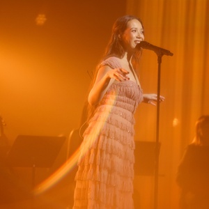 Video: Watch Laufey Perform Jazz Classic 'Blue in Green' During Recent Lexus Event Photo