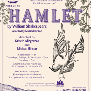 HAMLET to Open at Chestnut Street Playhouse in Norwich Photo