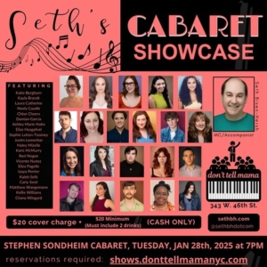 Seth Bisen-Hersh to Present Stephen Sondheim Tribute Cabarets at Dont Tell Mama Photo