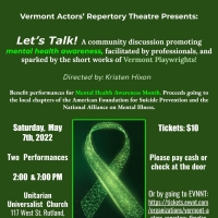 Vermont Actors' Repertory Theatre Presents Community Benefit For Mental Health Awareness Photo