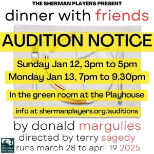 The Sherman Players to Hold Auditions for DINNER WITH FRIENDS by Donald Margulies Photo