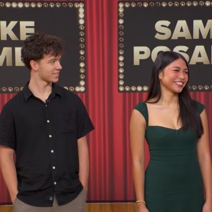 Video: Jake James and Samia Posadas Celebrate Jimmy Award Wins on GOOD MORNING AMERIC Photo