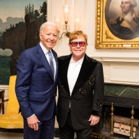 Elton John Receives National Humanities Medal from President Biden at White House