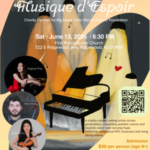 MUSIQUE D'ESPOIR: MUSIC OF HOPE Charity Concert to Benefit Pediatric Cancer Initiativ Photo