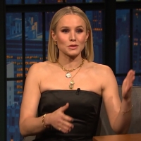 VIDEO: Kristen Bell Says Her Daughter Offered to Help Bury her Grandfather on LATE NI Video