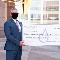 Avenue Of The Arts Costa Mesa Hotel Presents Large Check To Support Online Arts Exper Video
