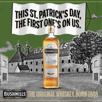 BUSHMILLS Irish Whiskey for St. Patrick's Day Celebrations