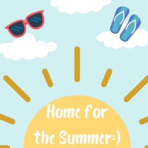 Student Blog: Home for the Summer Photo