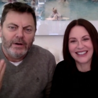 VIDEO: Nick Offerman & Megan Mullally Talk About How They Met on LATE NIGHT WITH SETH Video